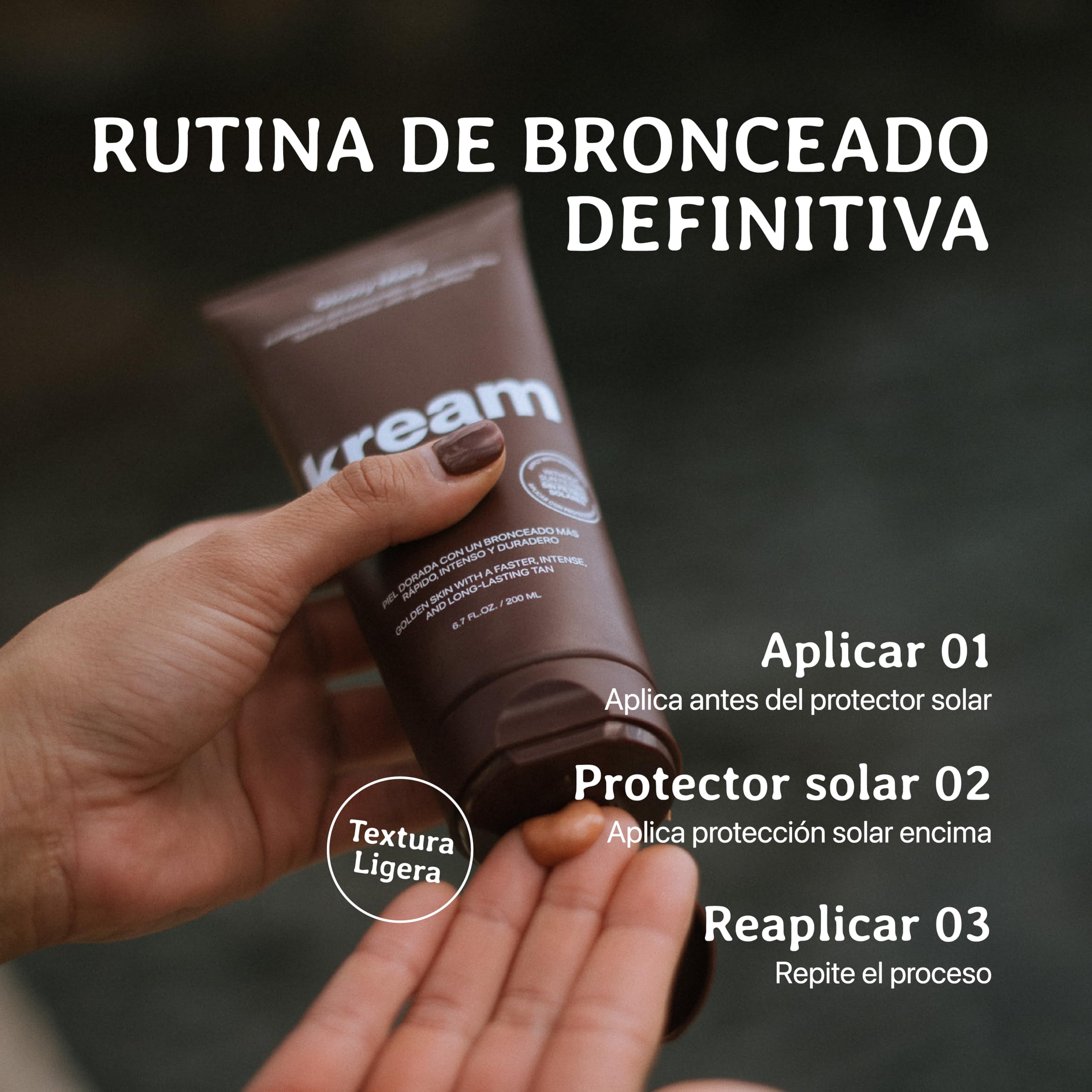 KREAM Glowy Mary Crema Aceleradora del Bronceado 200 ml