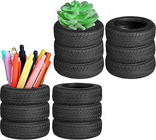28 Entrance Shoe Storage Ideas For A Clean, Welcoming Entryway 115 Crtiin 4 Pcs Tire Shaped Pen Holder Car Tire Planter Holder for Men Mech...
