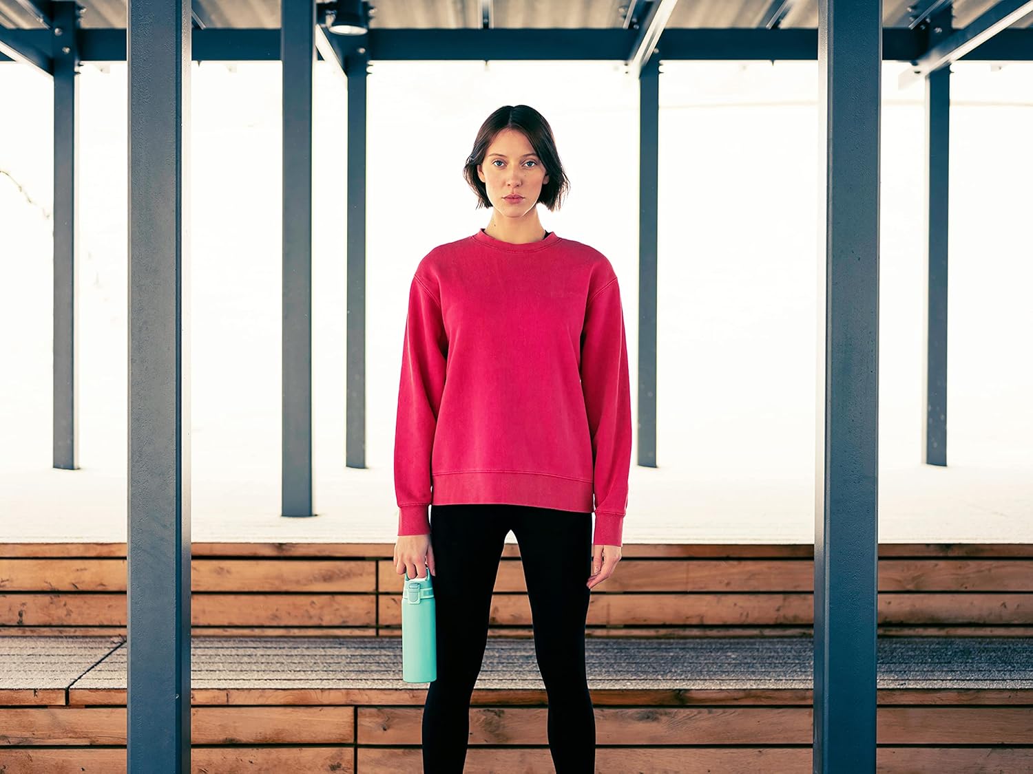 Sigg - Reusable Water Bottle - Shield ONE Glacier - Leakproof - Recyclable - BPA Free - Light blue - 34 Oz - Image 8