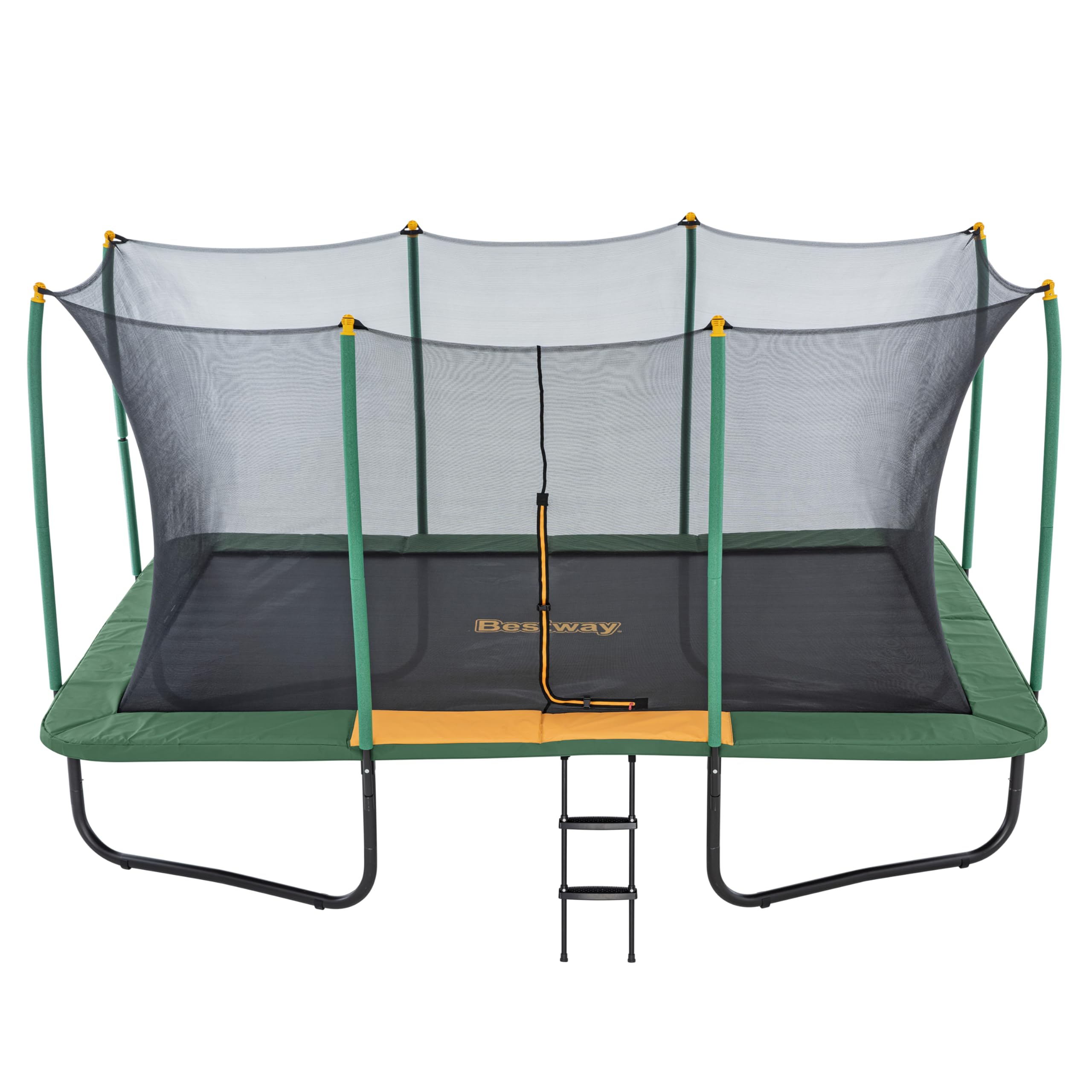 Bestway Trampolin Extreme Air 457 x 274 x 283 cm – Großes Gartentrampolin mit Sicherheitsnetz & Leiter, Robustes Outdoor Spielgerät für Kinder ab 6 Jahre, Komplettset