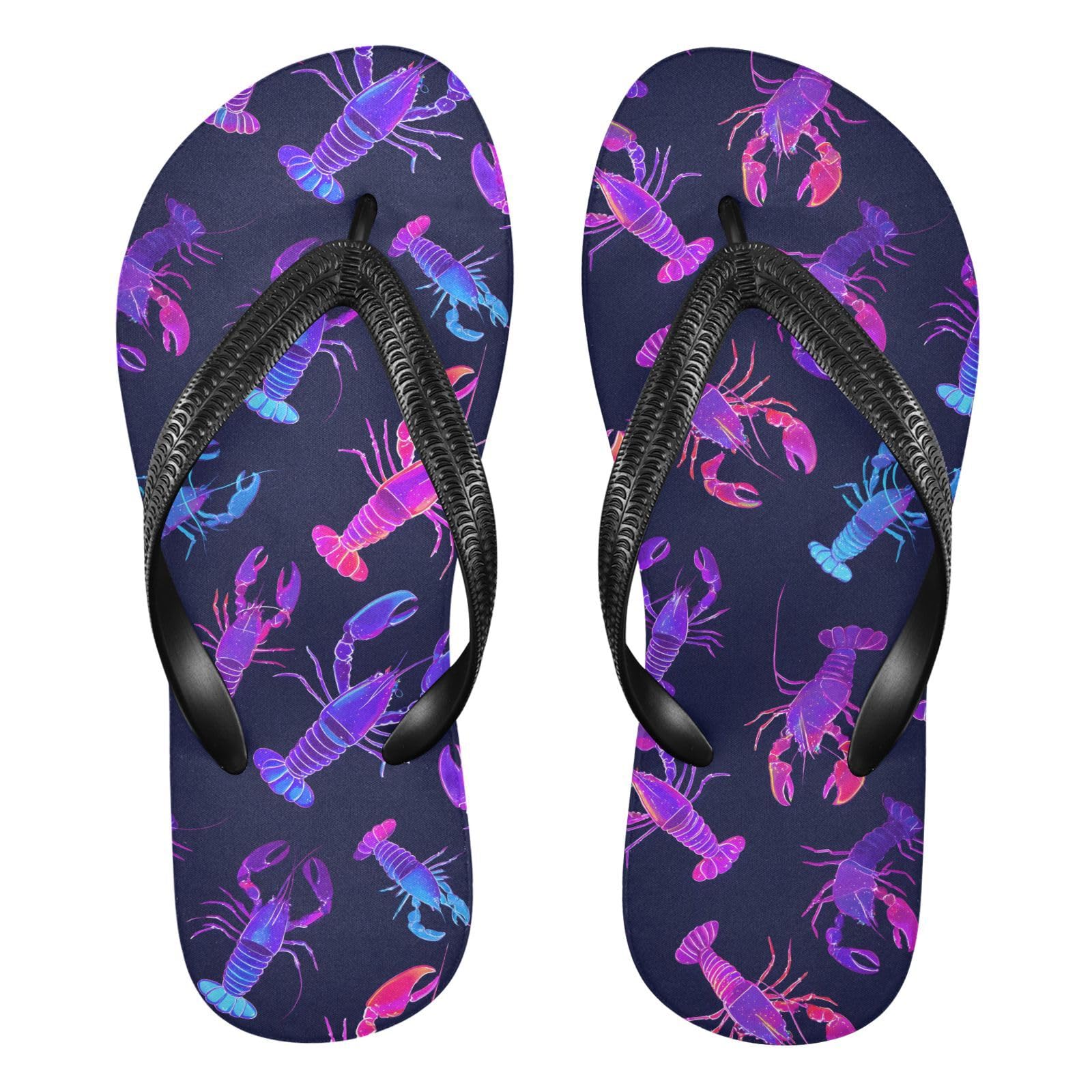 Flip Flops for Women Fashion Beach Slippers Comfort Mens Flip Flops Non-Slip Rubber Shower Slippers Sandal for Hotel Travel Sport,XS-2XL