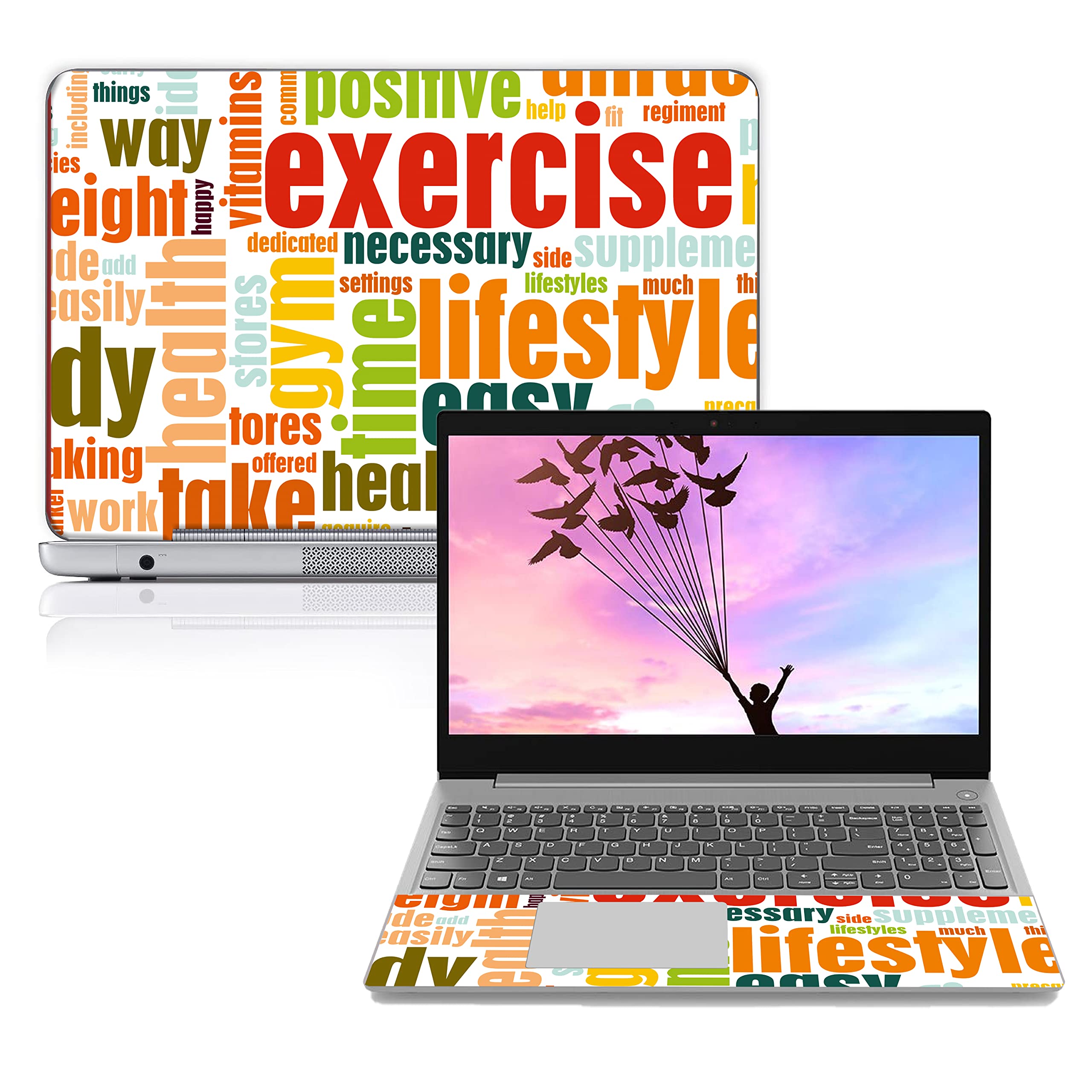 Paper Plane Design Laptop Skins Stickers (15.6 Inches) d162-image-37