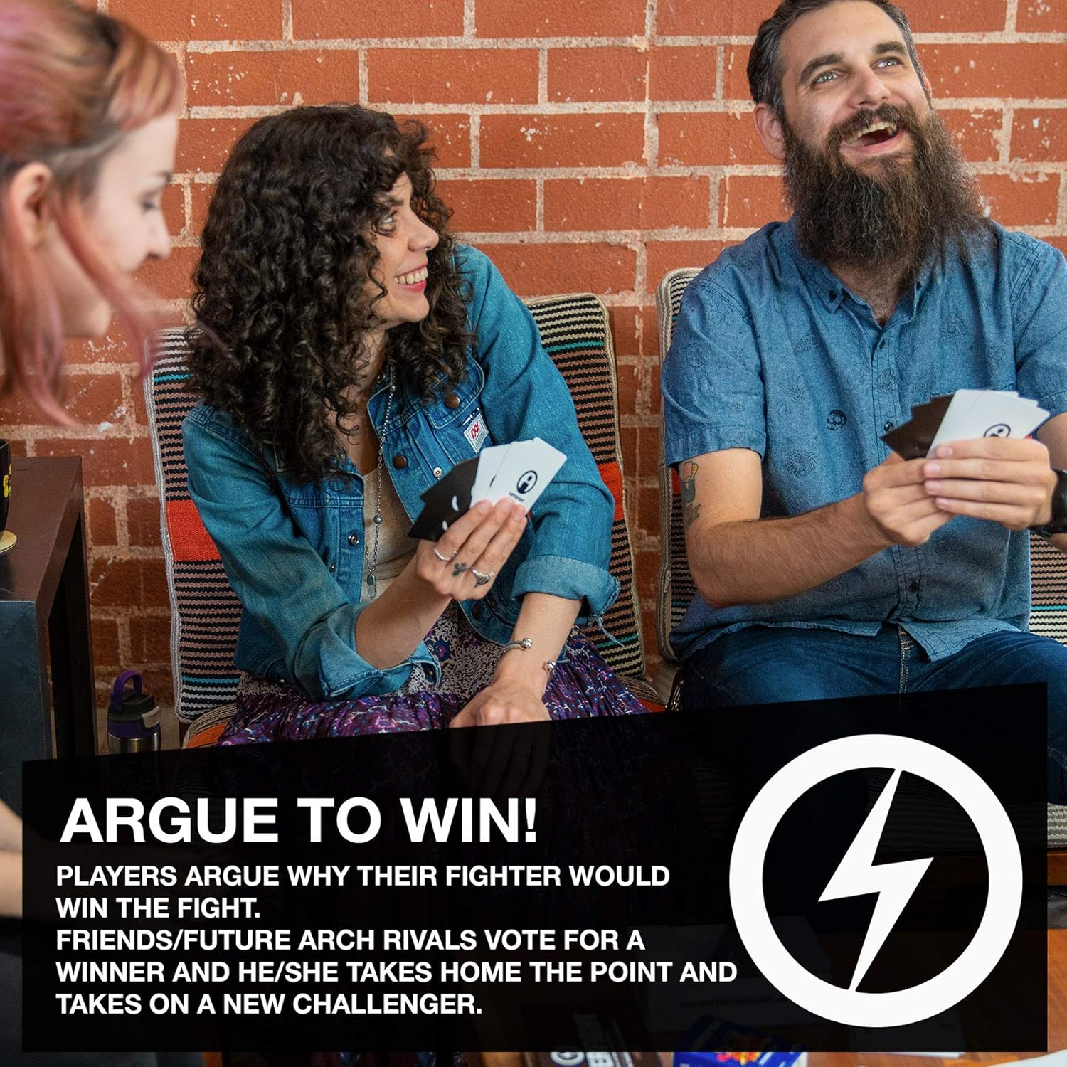 Superfight Street Fighter Deck : 100 Expansion Cards for the Game of Absurd Arguments, enjoyed by Kids, Teens, and Adults, 3 or more players, Ages 8+