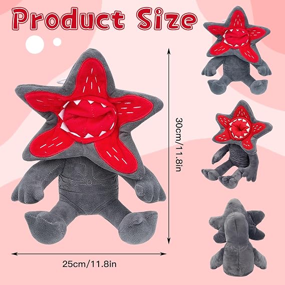 Plushies Figure Doll, Retro Horror Monster Plushie, Flower Head Plush Pillow, Soft Toy Stuffed Animal Cute Cuddly Plush Toys for Girls Boys, Kids Toys Bedroom Decoration Birthday Gift