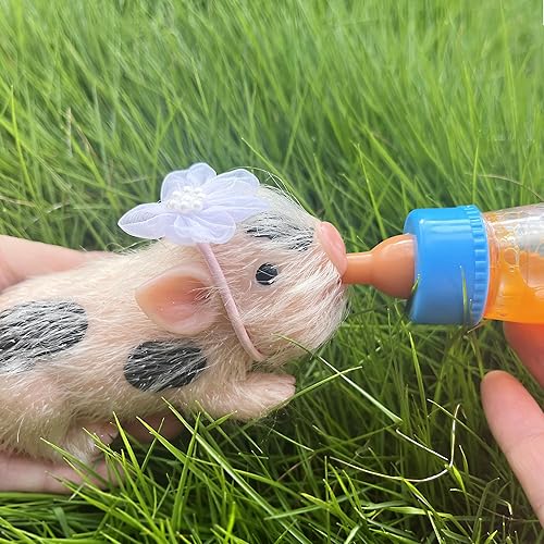 Miniatura 3 de OtardDolls Muñecas de cerdo Reborn realistas, 5 pulgadas, suaves, realistas, lindas muñecas de cerdo recién nacidas con accesorios de juguete para