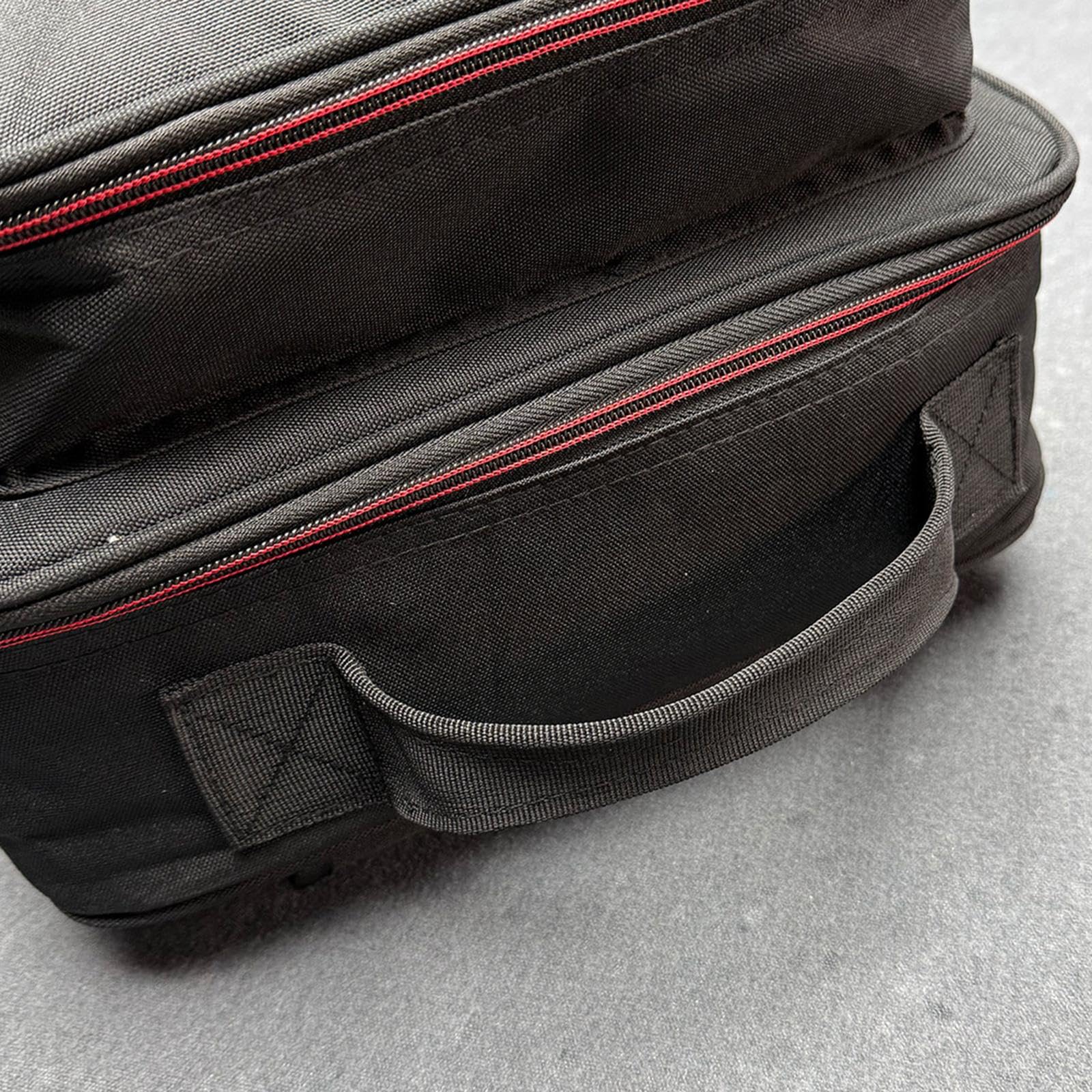 Effekte Pedalboard Tasche mit Gepolstertem Innenraum Und Wasserabweisendem Oxford Stoff für Gitarreneffekte Bass Effektboards Synthesizer Und Zubehör, Klein