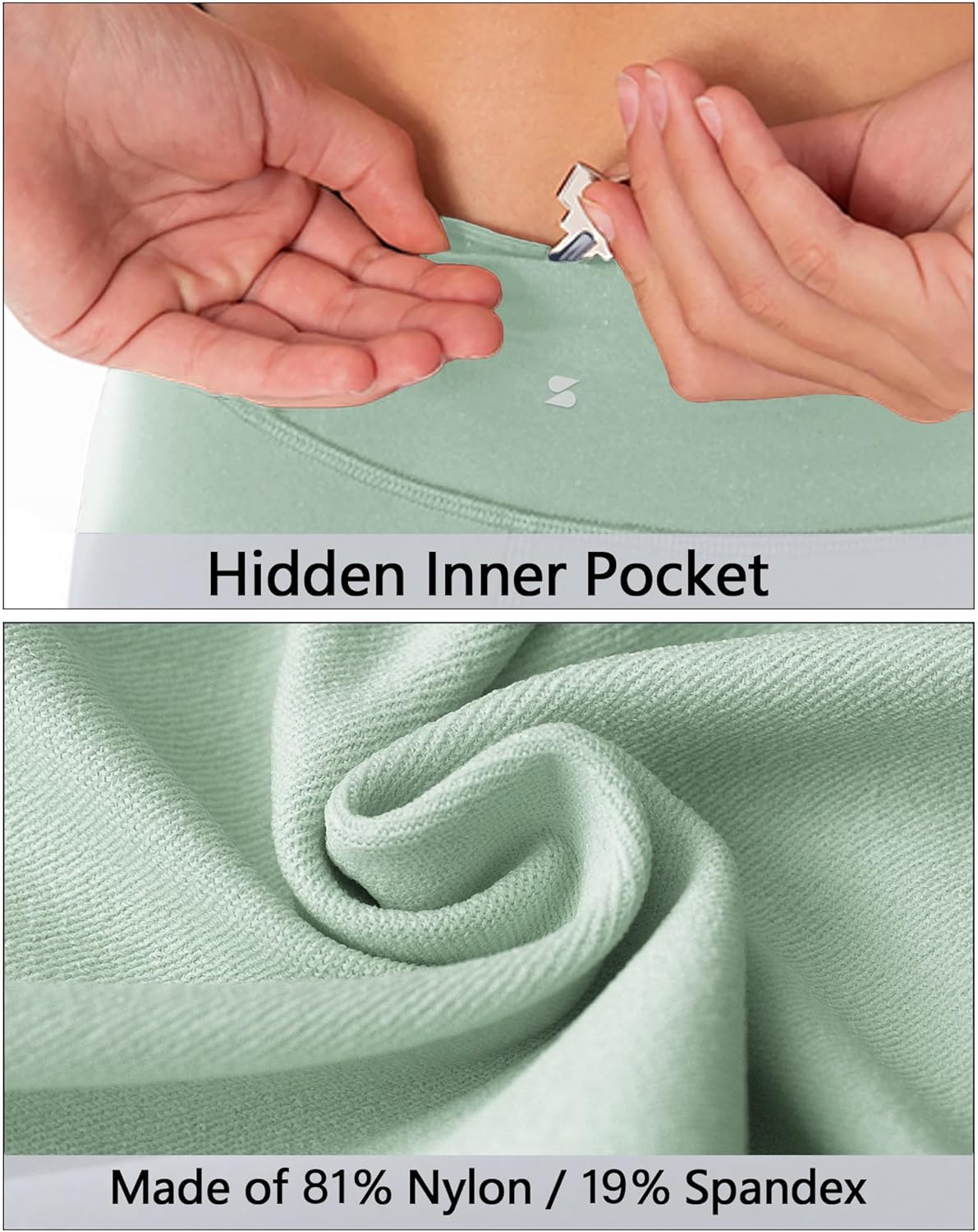 Stelle Girls Athletic Leggings Kids Dance Workout Running Yoga Pants with Hidden Pocket - Image 4