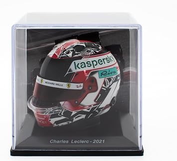 - Formula 1 Helmet Compatible with Ferrari F1 Charles Leclerc 2021-1/5 Scale - CAS03