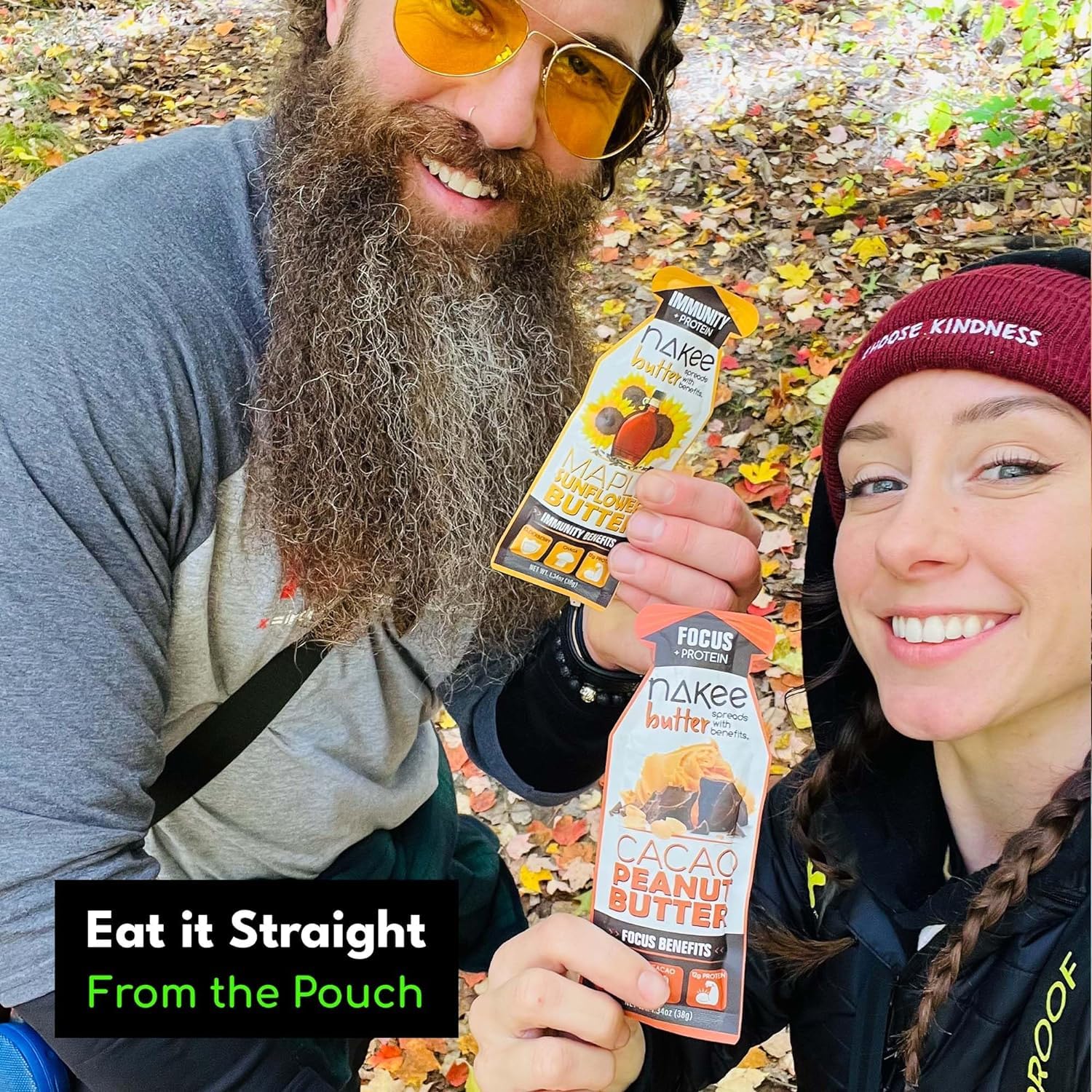 Nakee Butter Focus Cacao Peanut Butter - 12-Pack, Gluten-Free