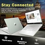 HP Stream 14" HD Laptops for Student & Business, Intel Processor N150, 4GB RAM, 288GB Storage (128GB UFS+160GB Docking Station Set), Copilot AI, 1-Year Office 365, Intel Graphics, Win 11, Green