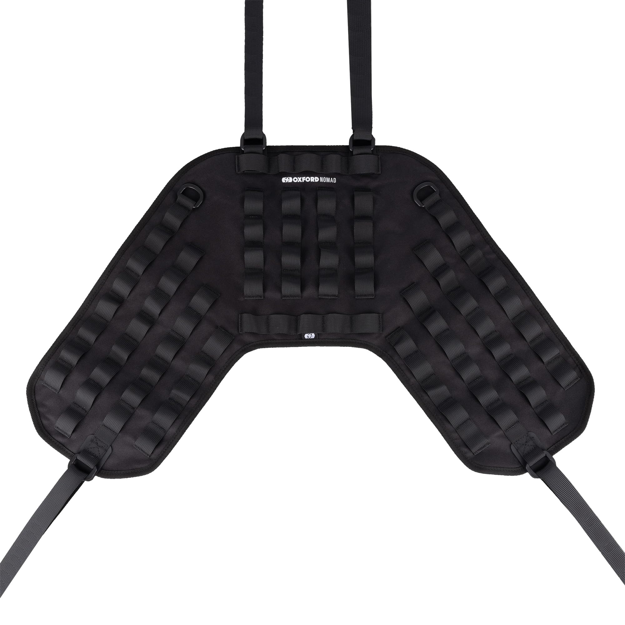Oxford Nomad Motorcycle Luggage Adventure Harness XL Universal Luggage Mount Blk