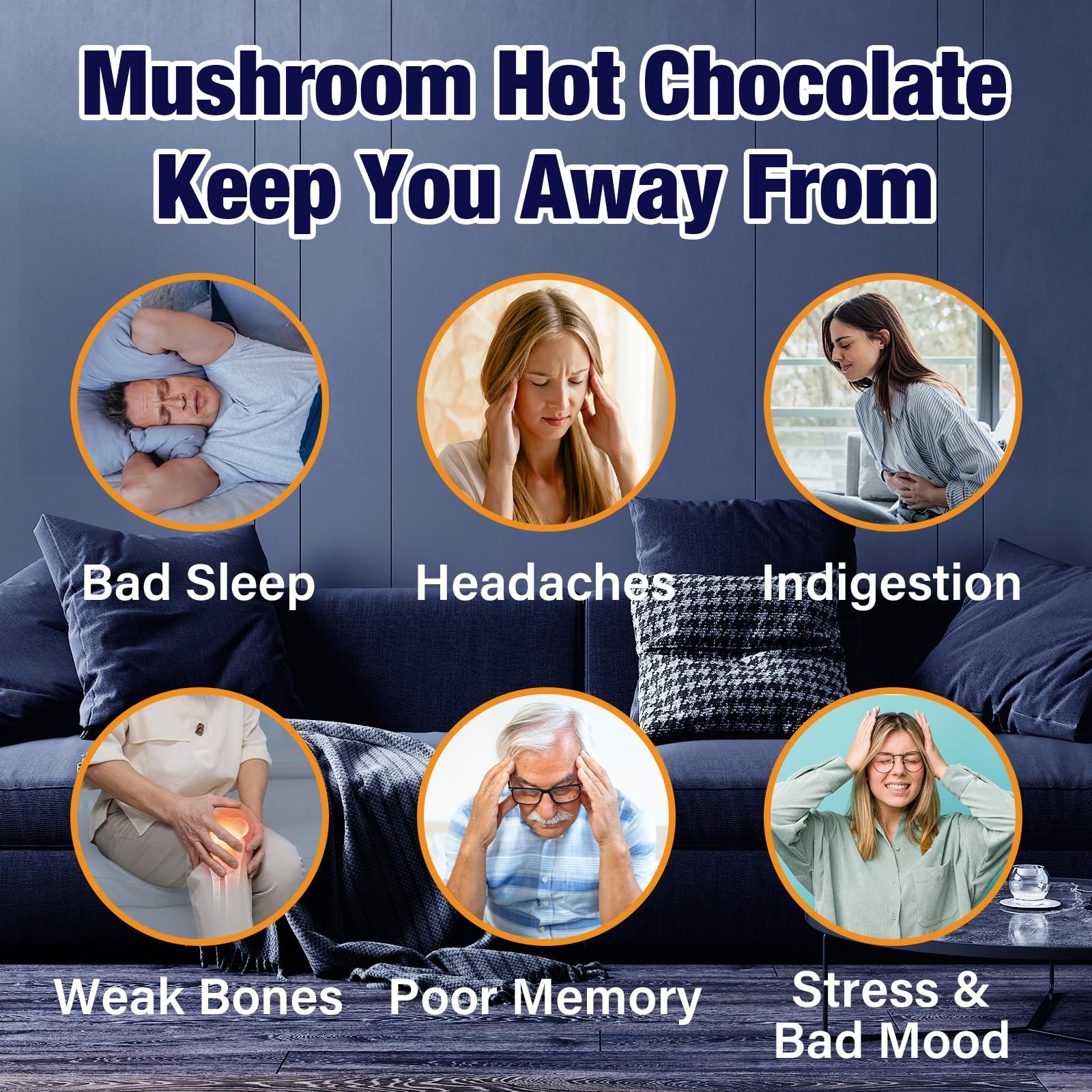 Mushroom Hot Cocoa Powder with Magnesium Glycinate, Ashwagandha, L-Theanine — Amazon image 9