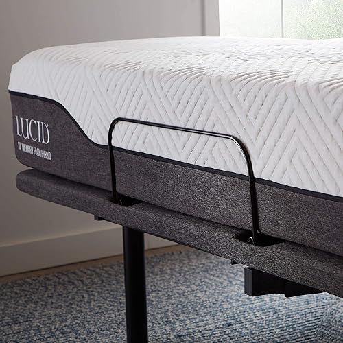 Miniatura 7 de Lucid L600 Marco de base de cama ajustable - Tamaño Queen - Gravedad cero - Bluetooth - Aplicación de acompañamiento - Inclinación de cabeza y pie -