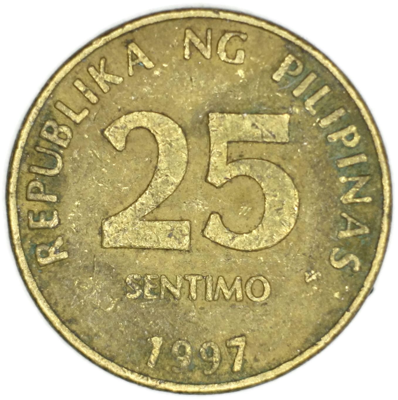 Amazon.com: 1997 PH Philippines 25 Sentimos Good : 藝術古董收藏