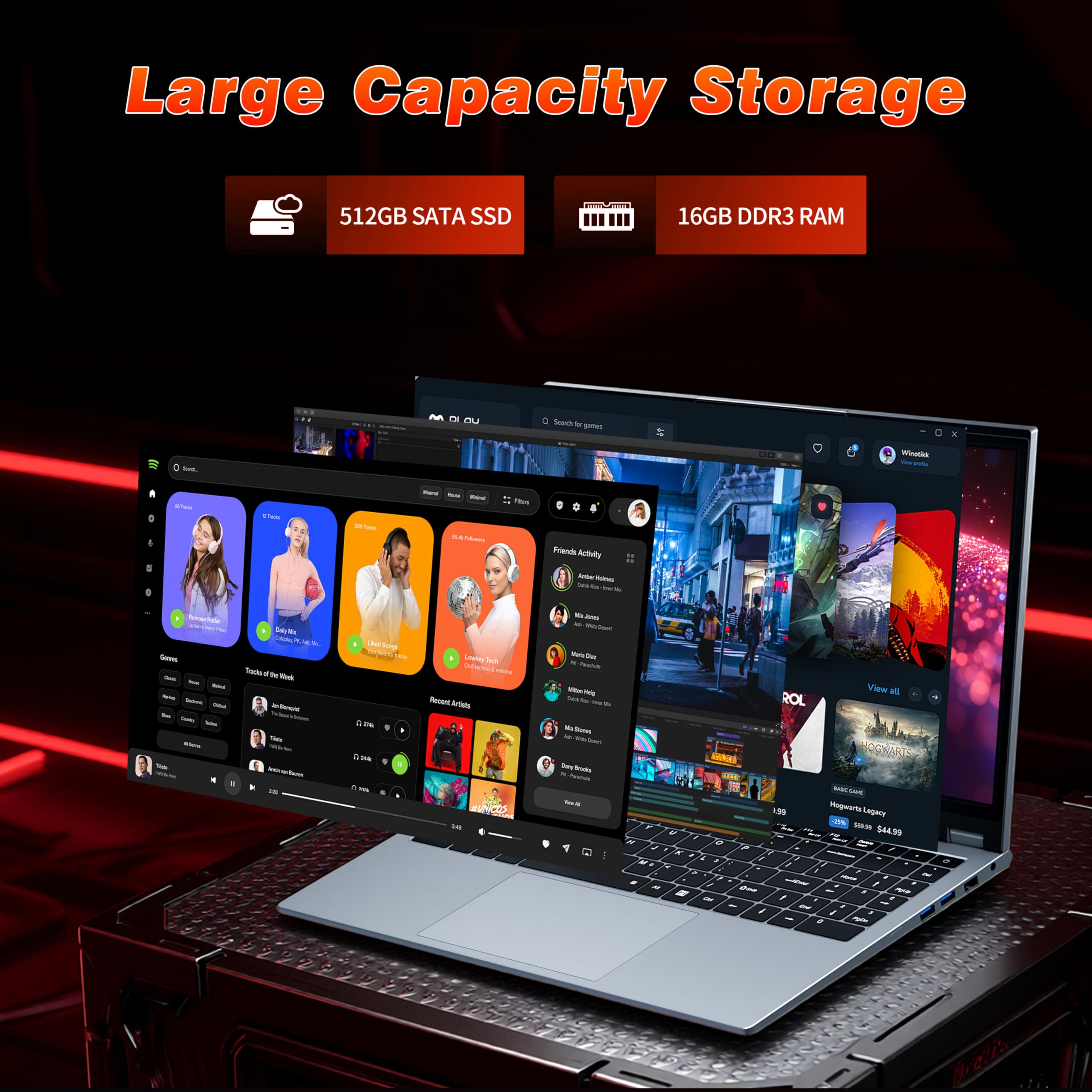 2 in 1 Touchscreen 15,6 Pollici PC Portatile Ryzen R3-3200U (fino a 3,5 GHz) Notebook 16GB RAM 512GB SSD 360° Rotation Touchscreen FHD IPS Win 11 Laptop Tastiera Retroilluminata RJ45 WIFI5 HDMI