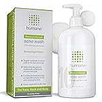 humane Benzoyl Peroxide Acne Body Wash - 10% Maximum-Strength Face, Skin, Butt, and Back Acne Treatment - 16 Fl Oz - Dermatologist-Tested Non-Foaming Acne Face Wash Cleanser - Vegan, Cruelty-Free