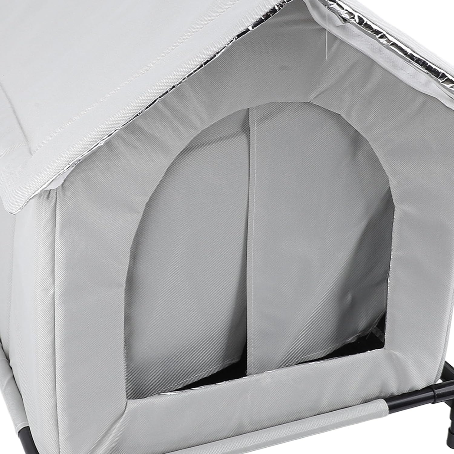 Outdoor Cat House Winter Warm Water Rainproof Large Space All Seasons Universal Enclosed Tent Insulated Shelter for Stray Cat Outdoor Cat House (G)