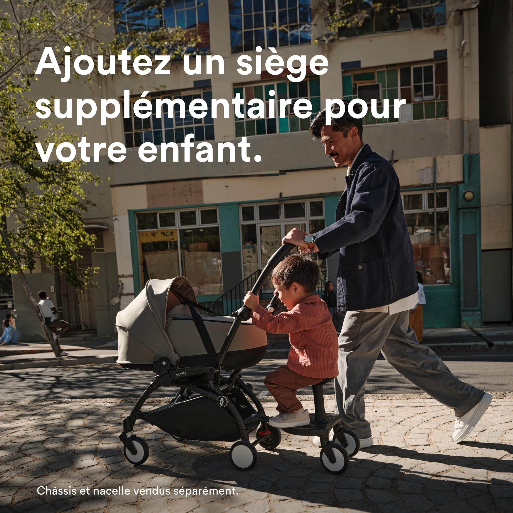 Stokke YOYO Board - Convient aux Enfants de 24 à 48 Mois ou Jusqu'à 20 kg - Facile à installer sur la poussette YOYO