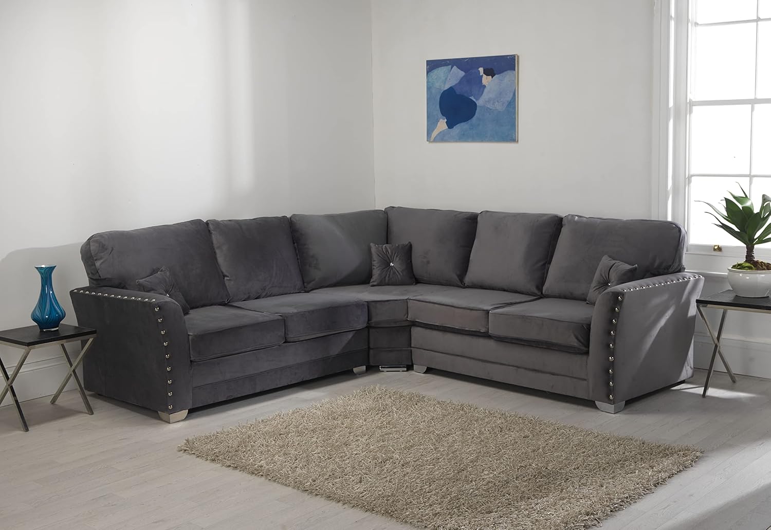 Palm Sofas Plush Velvet Sofa Set Essex Sofa Range 3 Seater 2