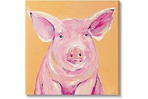 Stupell Industries Pig Wall Art