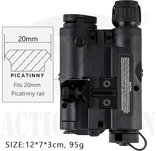 Miniatura 5 de ACTIONUNION Airsoft PEQ-15 PEQ Box - Caja de batería simulada (bronceado)