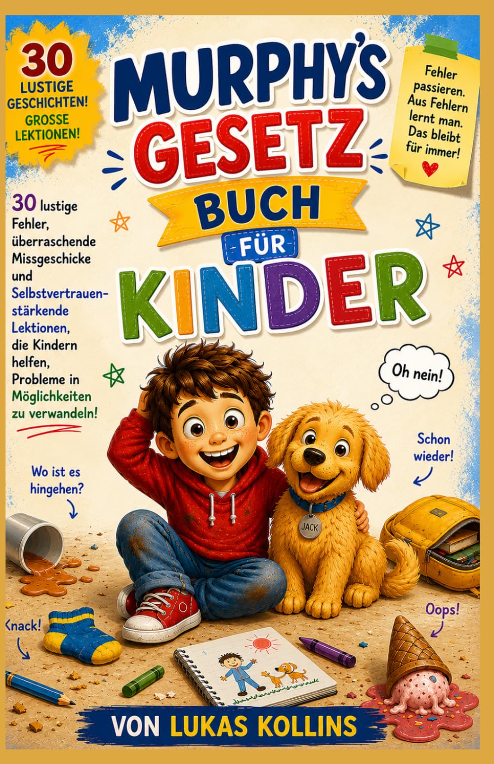 Murphys Gesetzbuch für Kinder: 30 lustige Fehler, überraschende Missgeschicke und Lektionen zum Aufbau von Selbstvertrauen, die Kindern helfen, Probleme in Möglichkeiten zu verwandeln