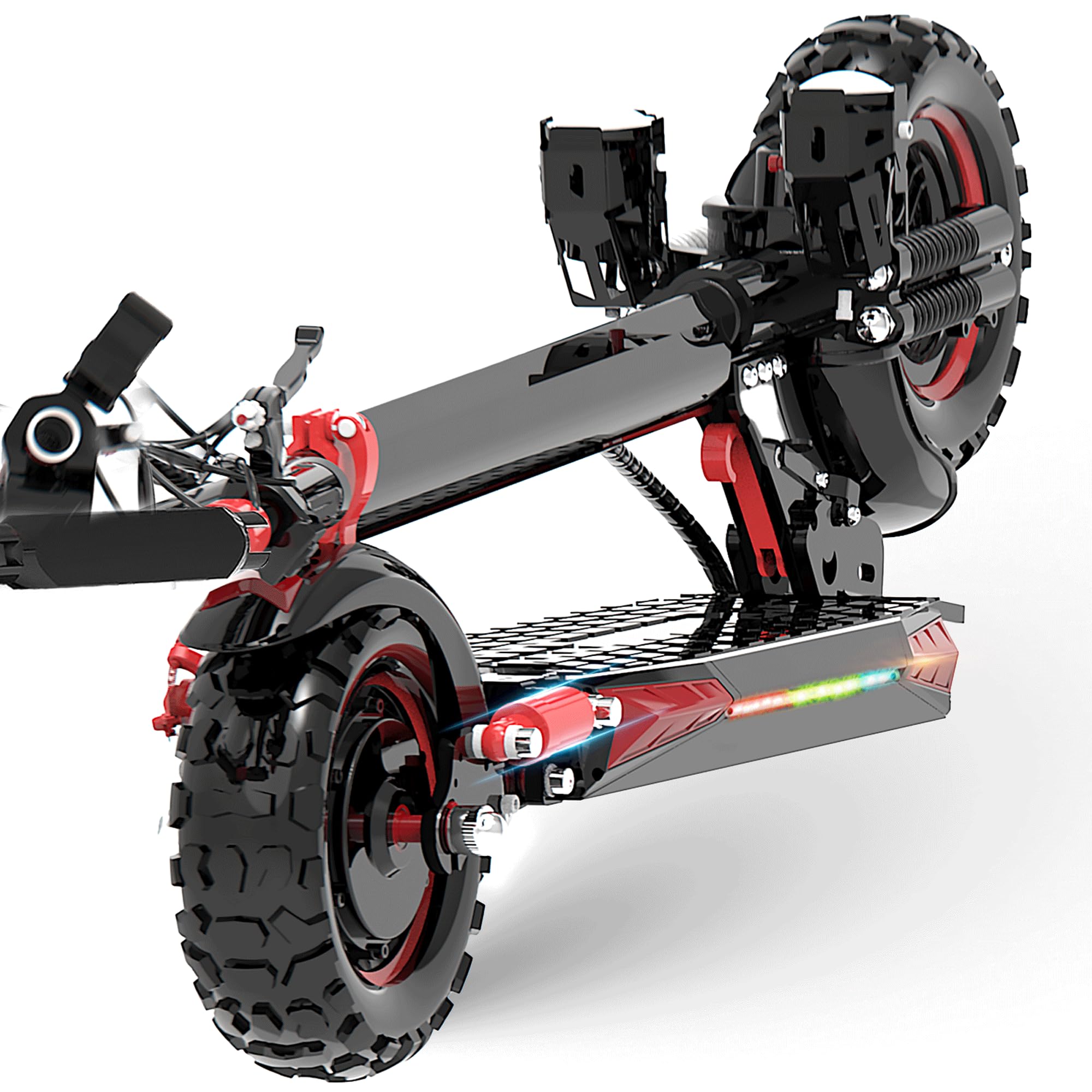 Electric Scooter Adults 31 34 MPH w 40Mile Range 48V18 21AH 1200W 1600W Peak Motor 11Off Road Puncture