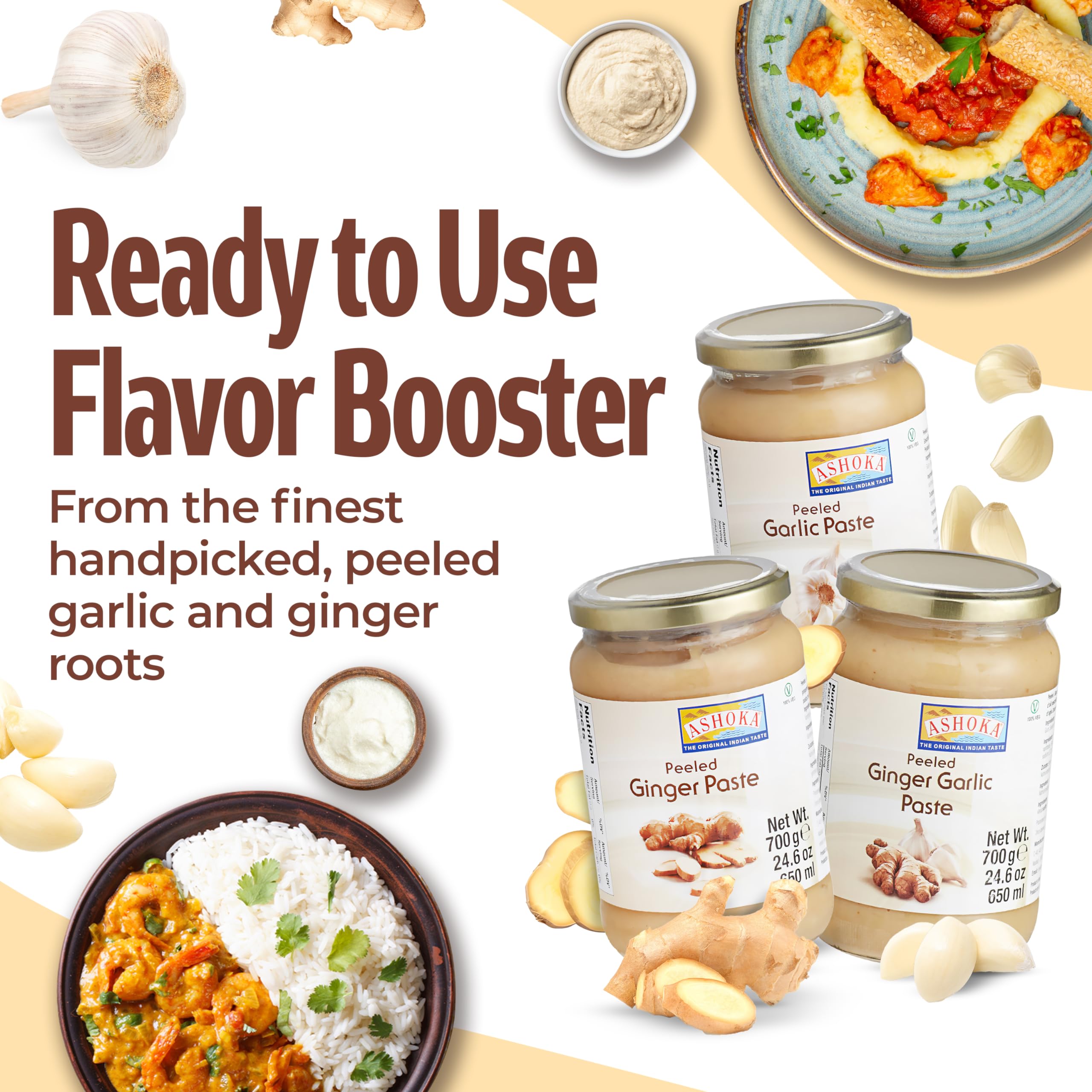 Snapklik.com : Ashoka Authentic Garlic Cooking Paste Vegan Gluten-Free ...