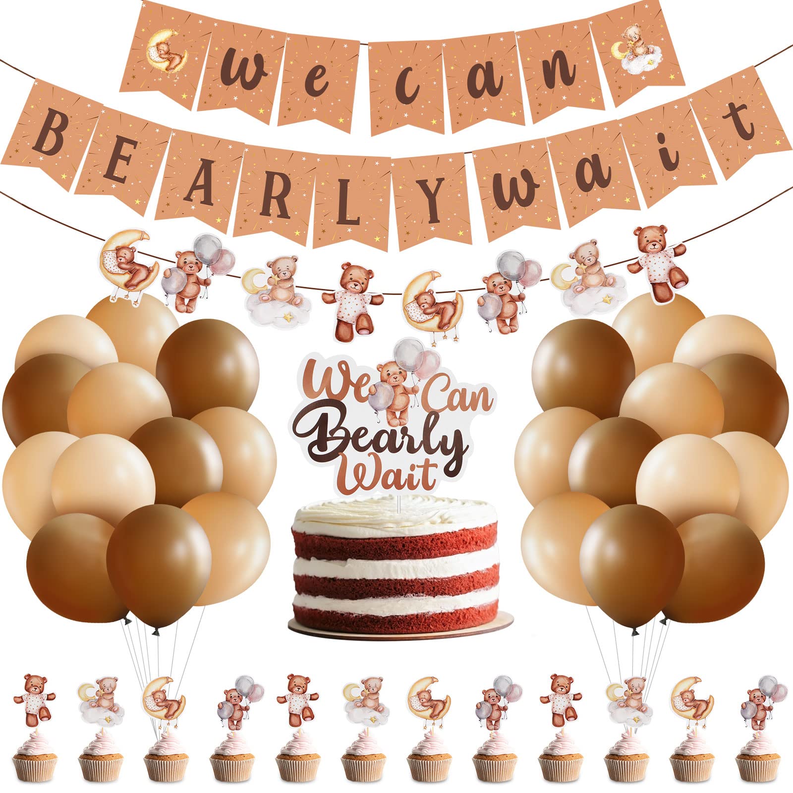 Buy Bear Baby Shower Decorations Set Include Banner Bear Theme Cake