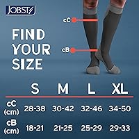Vista 6 de Calcetines a la rodilla Jobst Sport, 20-30 mmHg 7529000-P, 75290-GREY-20-30MM-0002, M, gris, 1