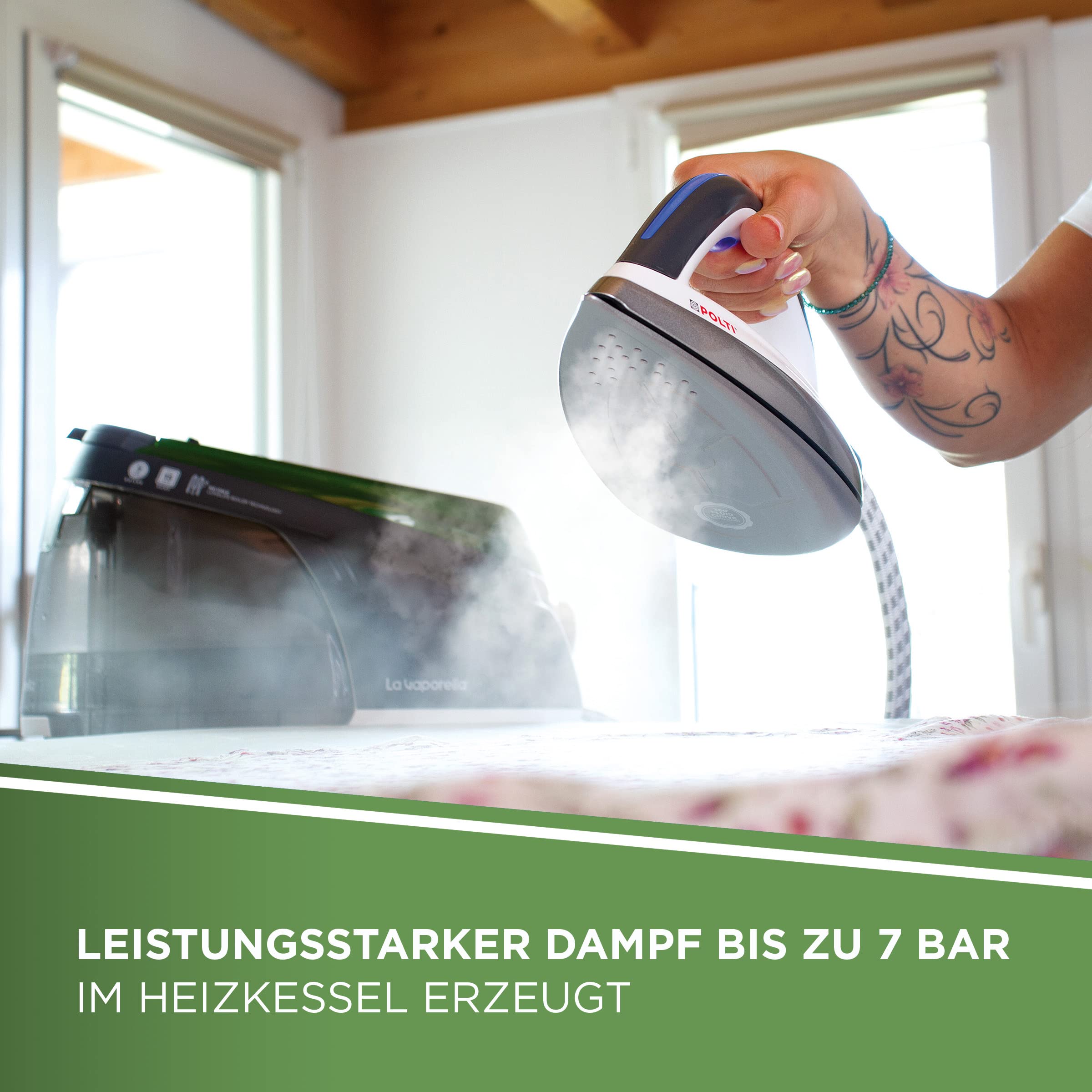 Polti La Vaporella XT90C, Dampfbügeleisen mit Boiler