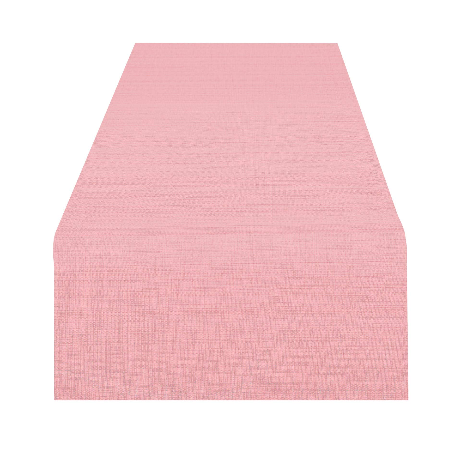 Tischdeckenshop24 Bieżnik Vienna różowy Premium, odporny na zabrudzenia, całoroczny, prostokątny, 40 x 140 cm
