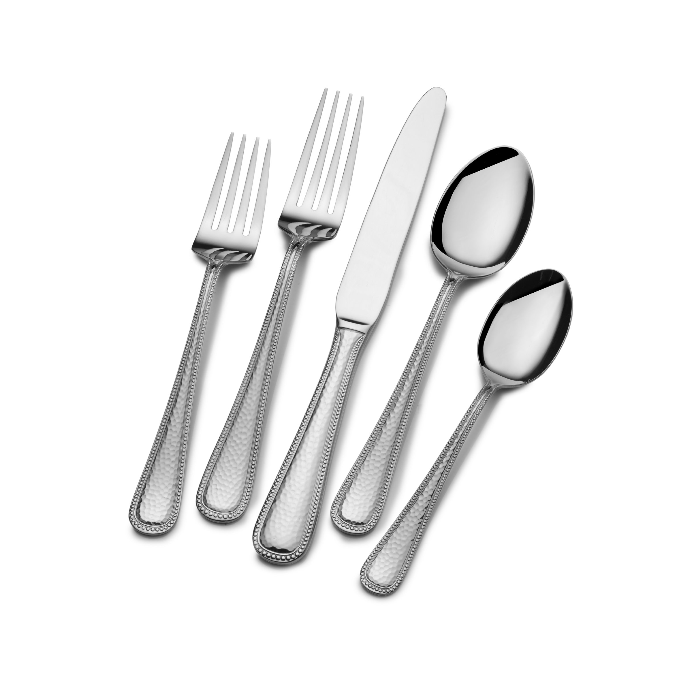 Gourmet Basics by Mikasa Halston 20-Piece Stainless Steel Flaware Set, Service for 4