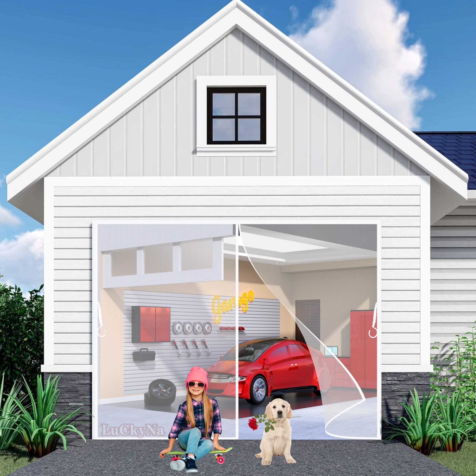 Moustiquaire magnétique de porte pour aérer sereinement votre maison en été