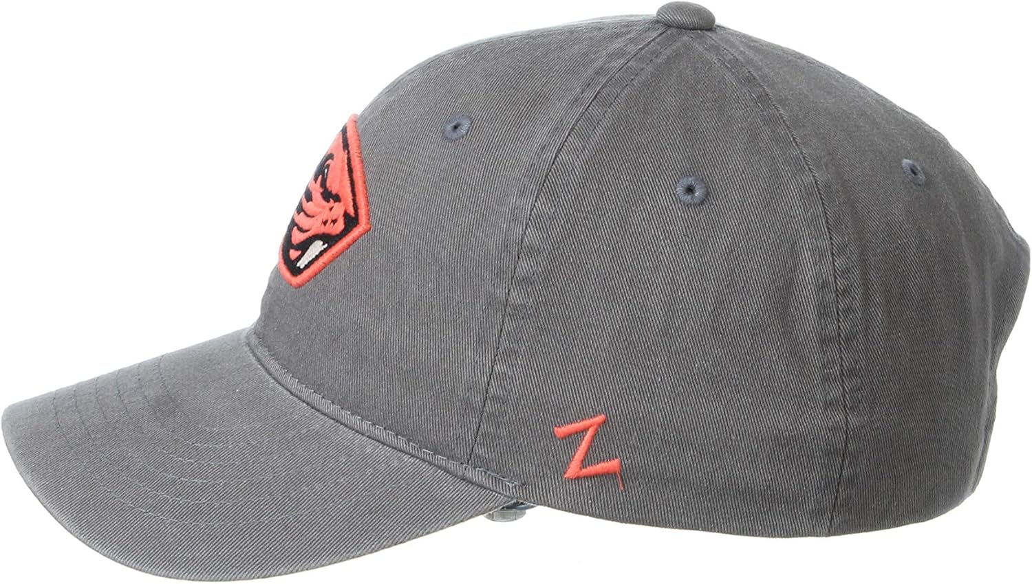 NCAA Oregon State Beavers Mens Adjustable Scholarship Hat Charcoal, Oregon State Beavers Charcoal, Adjustable, One size - Image 6