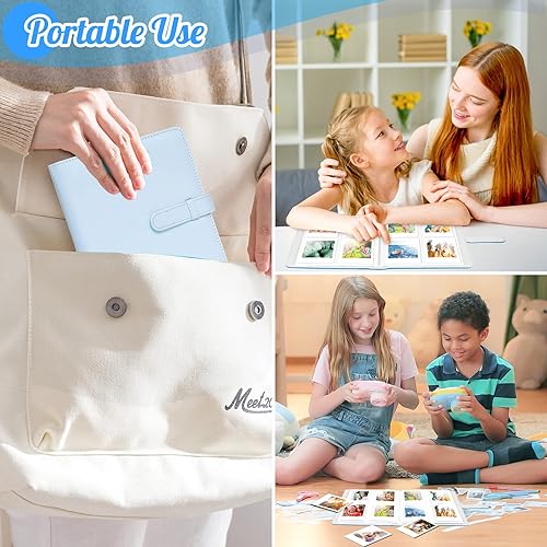 Miniatura 6 de Ablus Álbum de fotos de 256 bolsillos para impresoras Polaroid Snap SnapTouch Zip Mint Cámaras, Fujifilm Instax Mini 11 90 9 8+ 8 7S 70 50S 26 25