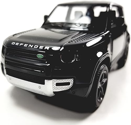 Miniatura 7 de Kinsmart Land Rover Defender 90 Eggshell Blanco 136 Escala Diecast SUV PEQUEÑO