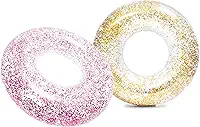 Bóia Glitter, Intex, Transparente, Pacote de 1