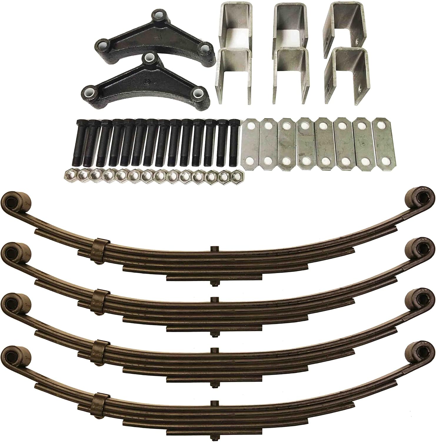 LIBRA 6000# 6K Tandem Trailer Axle Suspension Kit 3000# Leaf Springs Hanger Kit