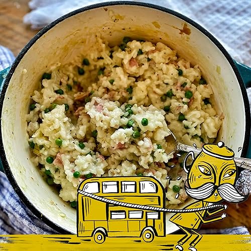 Miniatura 6 de TRACKLEMENTS - Mostaza inglesa fuerte - Mostaza amarilla picante picante, condimentos para recetas - Salsa va con filetes y hamburguesas - Sin