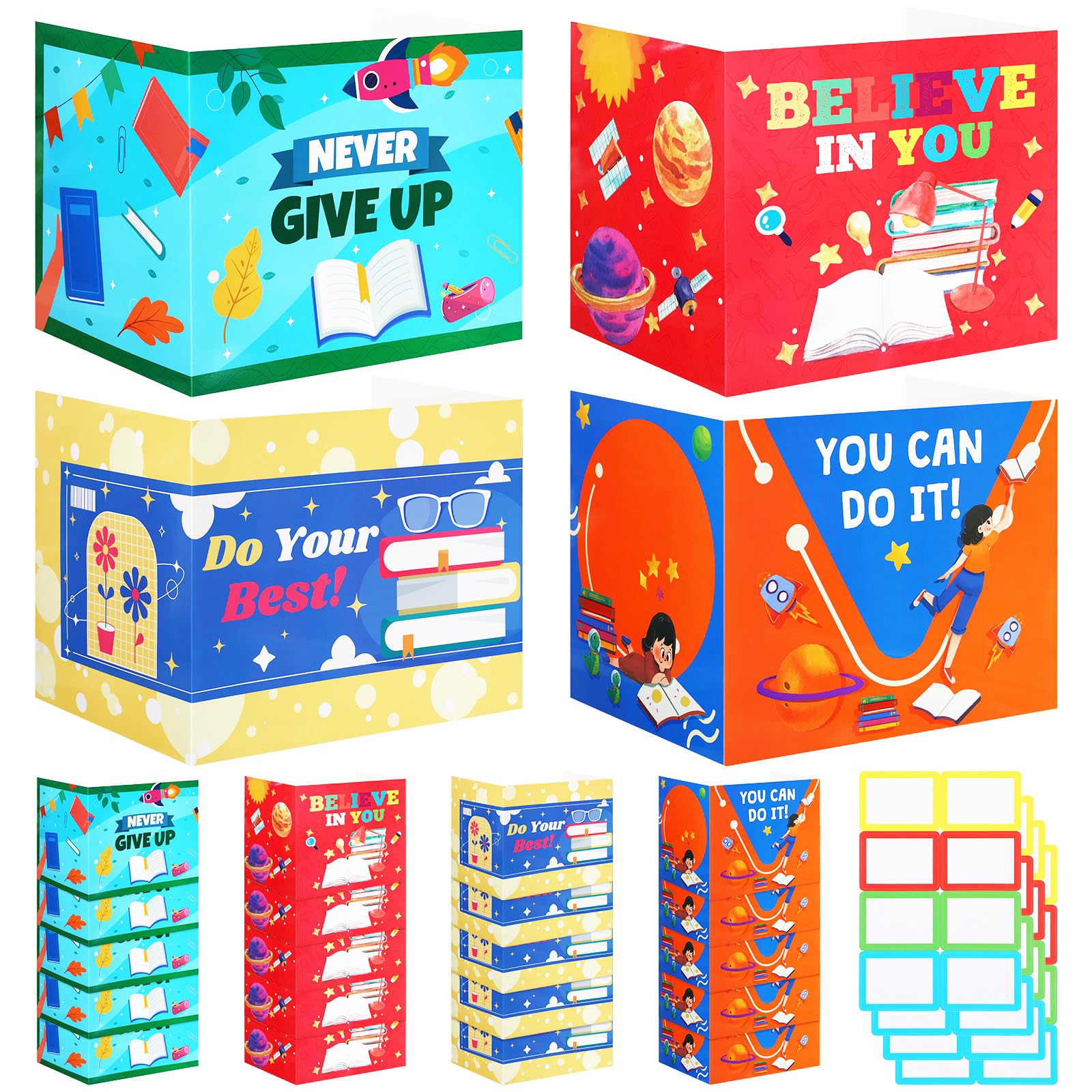 Snapklik.com : Crtiin 24 Pcs Privacy Folders For Students Desk Dividers ...
