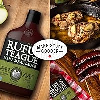 Vista 6 de Rufus Teague - Salsa BBQ de manzana ahumada - Salsa barbacoa premium - Botellas de 15.25 onzas - Paquete de 2