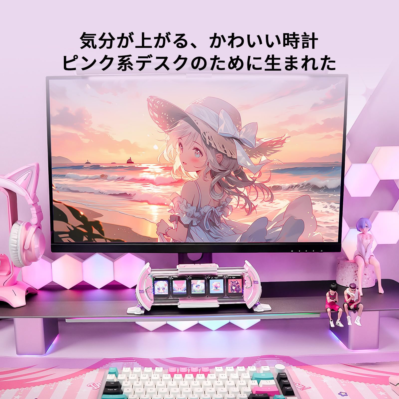 Amazon.co.jp: Divoom Times Gate 5Wayデジクロック デジタル時計