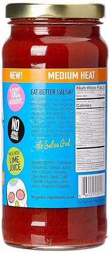 Miniatura 2 de SALSA GOD Salsa de chipotle de ajo ahumado medio, 16 onzas
