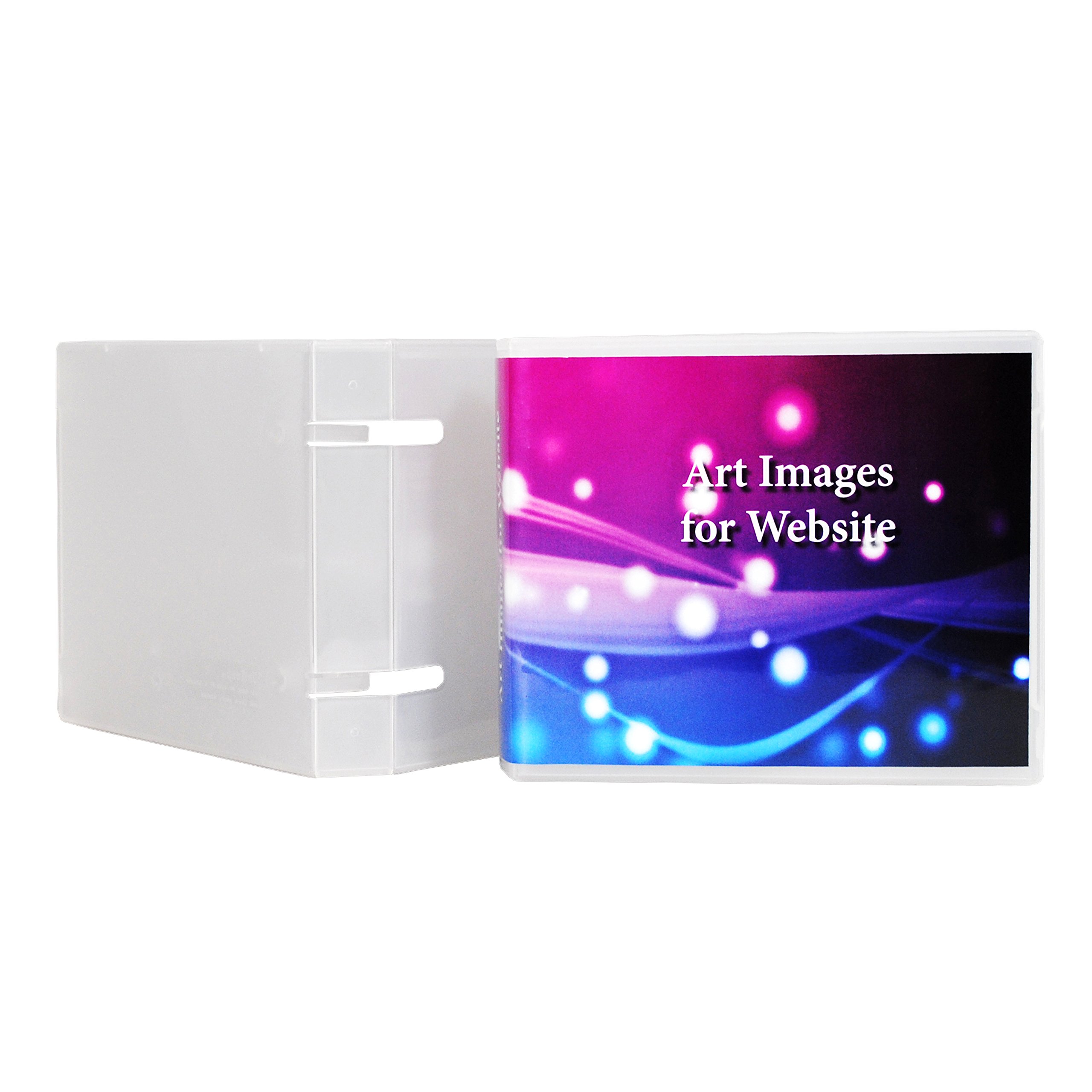 Unikeep disco 20 CD/DVD wallet (trasparente) con pagine – Confezione da 3