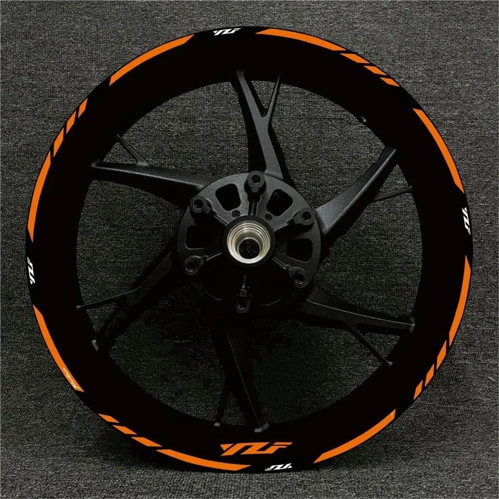 Reifenaufkleber-Set Motorrad-Felgenaufkleber, Reflektierende Aufkleber Für Yamaha YZF-R125 YZFR125 YZF R125, 17 Zoll, Nabenaufkleber Motorrad Dekor Felgenaufkleber(Farbe 22)