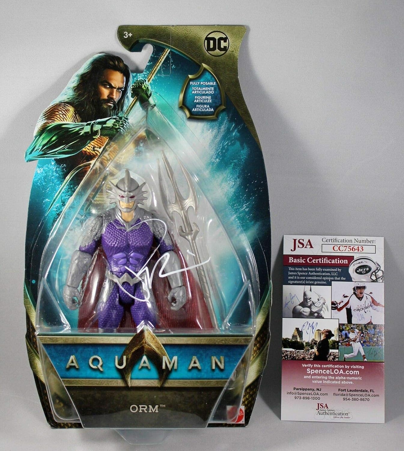 Patrick Wilson Signed Aquaman Orm Ocean Master Figure W Jsa Coa At Amazon S Sports Collectibles Store