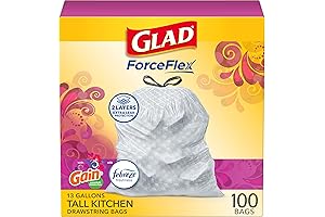 Glad Gain Trash Bags: Moonlight Breeze Scent for Odor Control