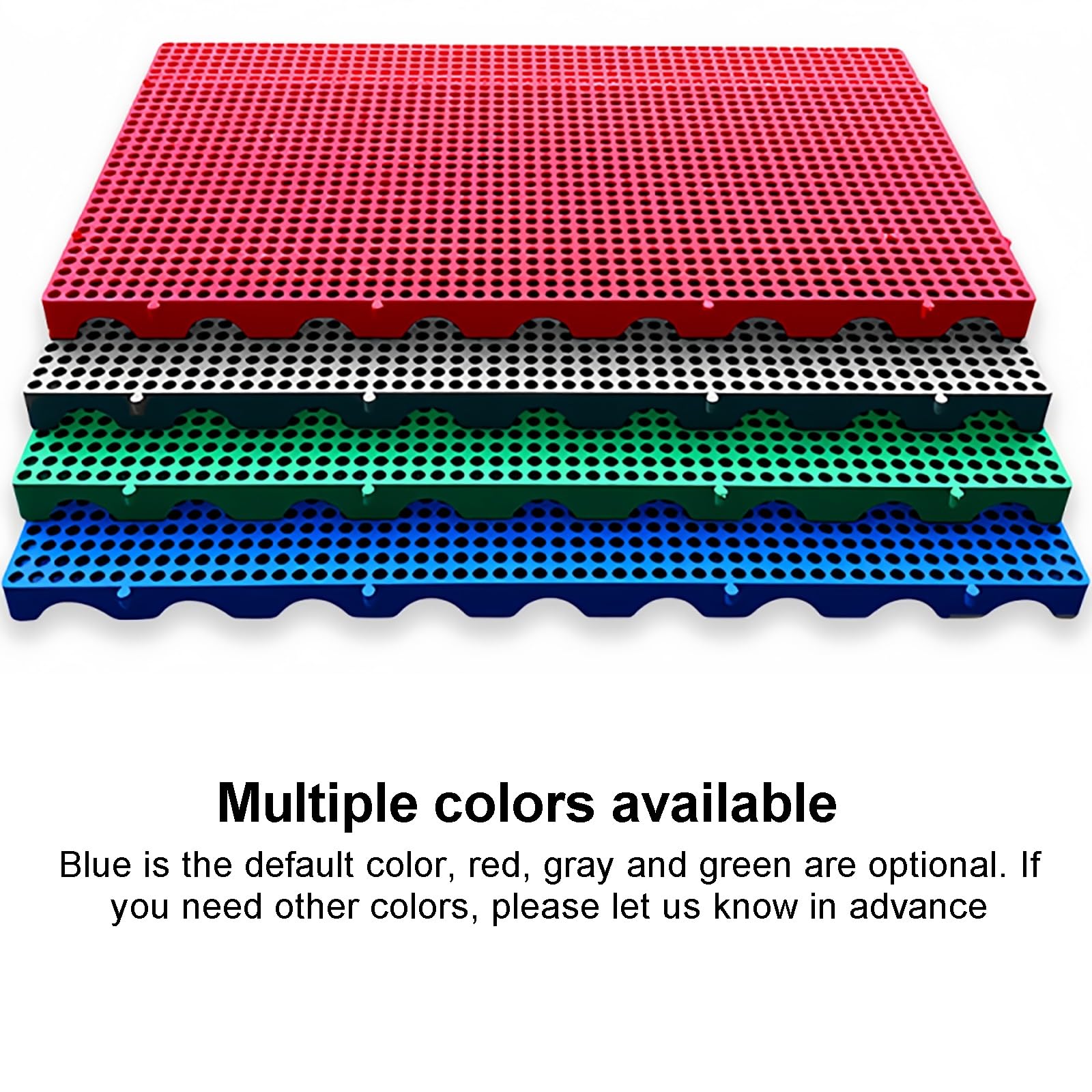Pallet in Plastica Bancale Plastica da Pavimento Impermeabile Cuscinetti per Spedizione Impilabili Pallet di Stoccaggio Traspirante per Supermercati Magazzini Garage Scantinati(60x60x5cm)