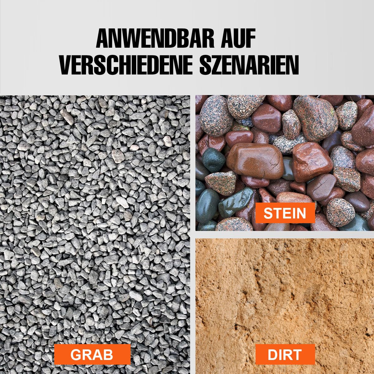 Jack Hammer Stampfer Verdichter, Anti Schock Stampferplatte Tampingwelle, Landschaftsbauer Werkzeug zum Verdichten von Beton, Shaft Platte Tamper Packer Beton, für Demolition Hammer Breaker